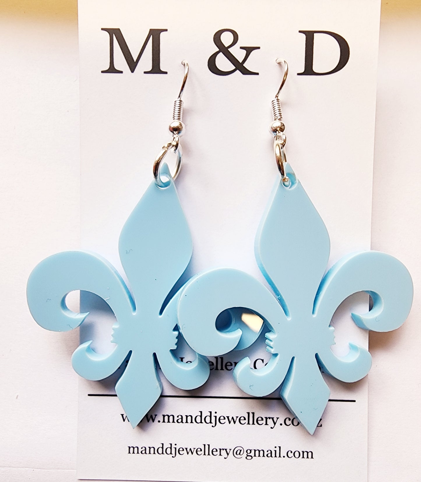 Fleur De Lis Earrings Dangles