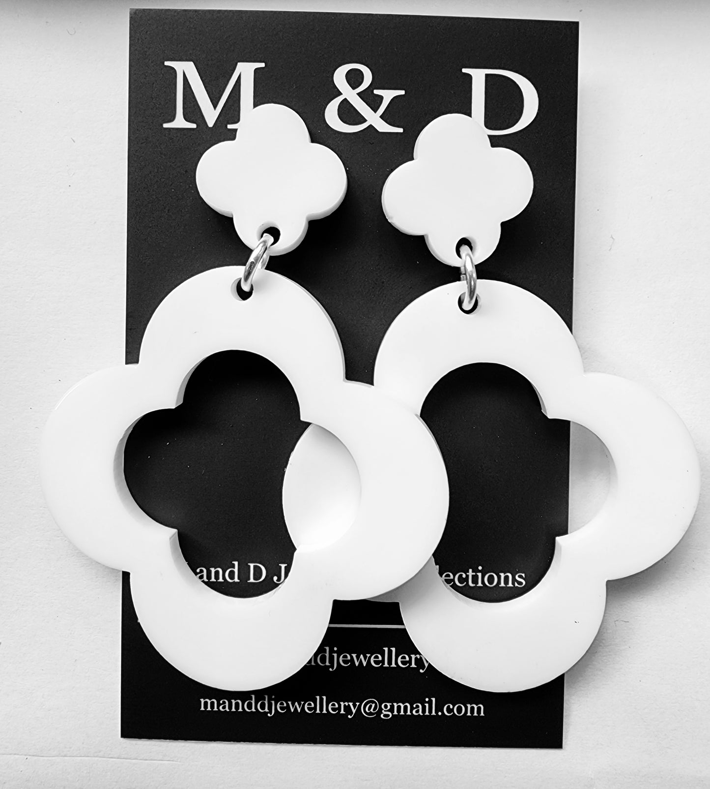 Clover Stud Dangles Earrings