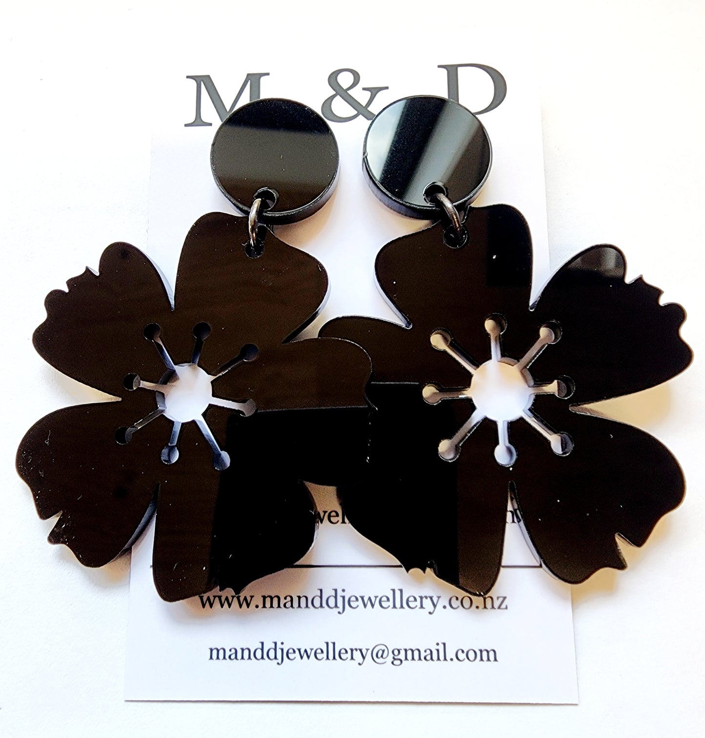 Blossom Stud Dangle Earrings