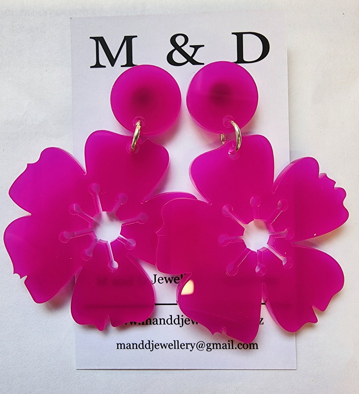 Blossom Stud Dangle Earrings