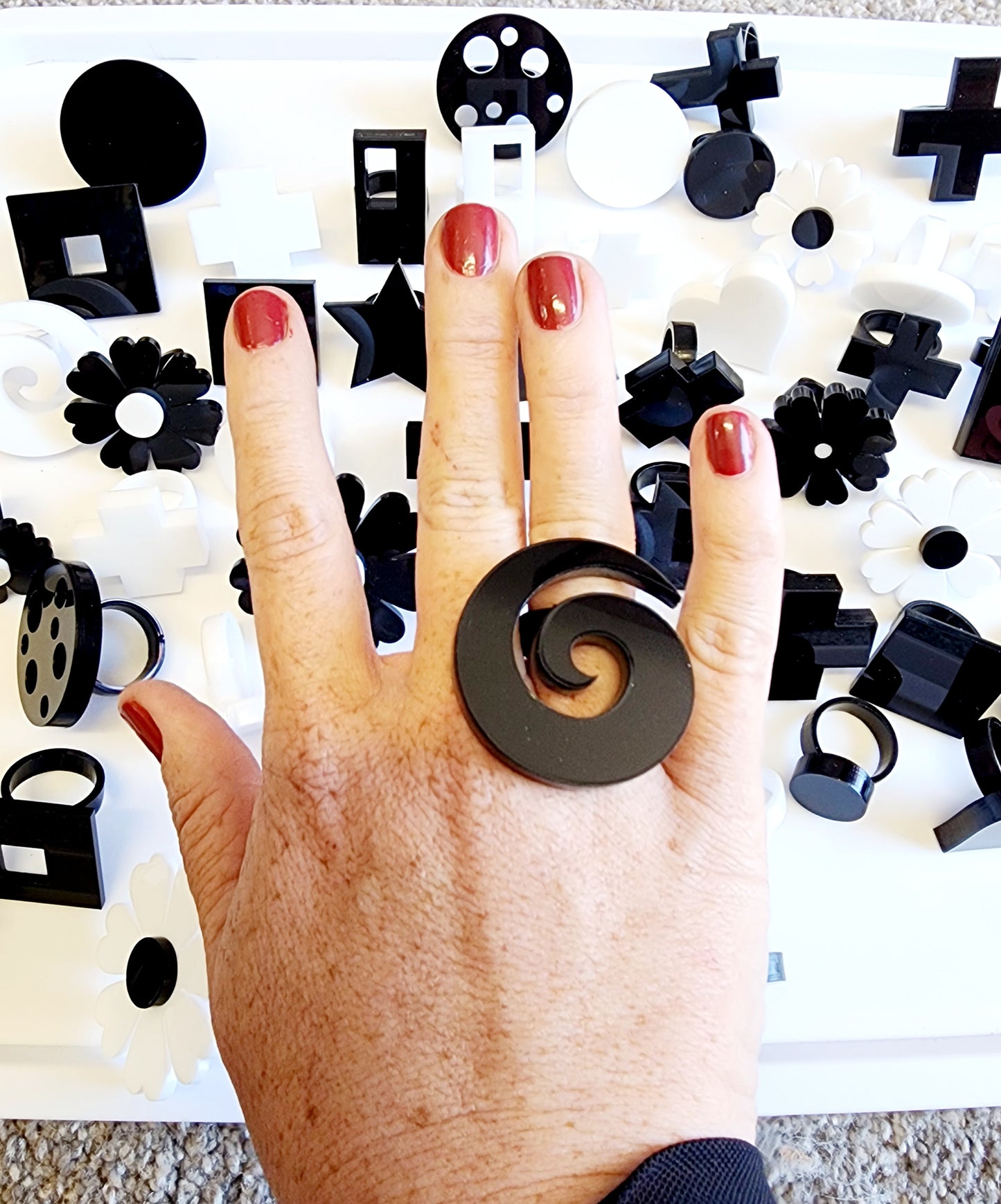 Koru Statement Ring