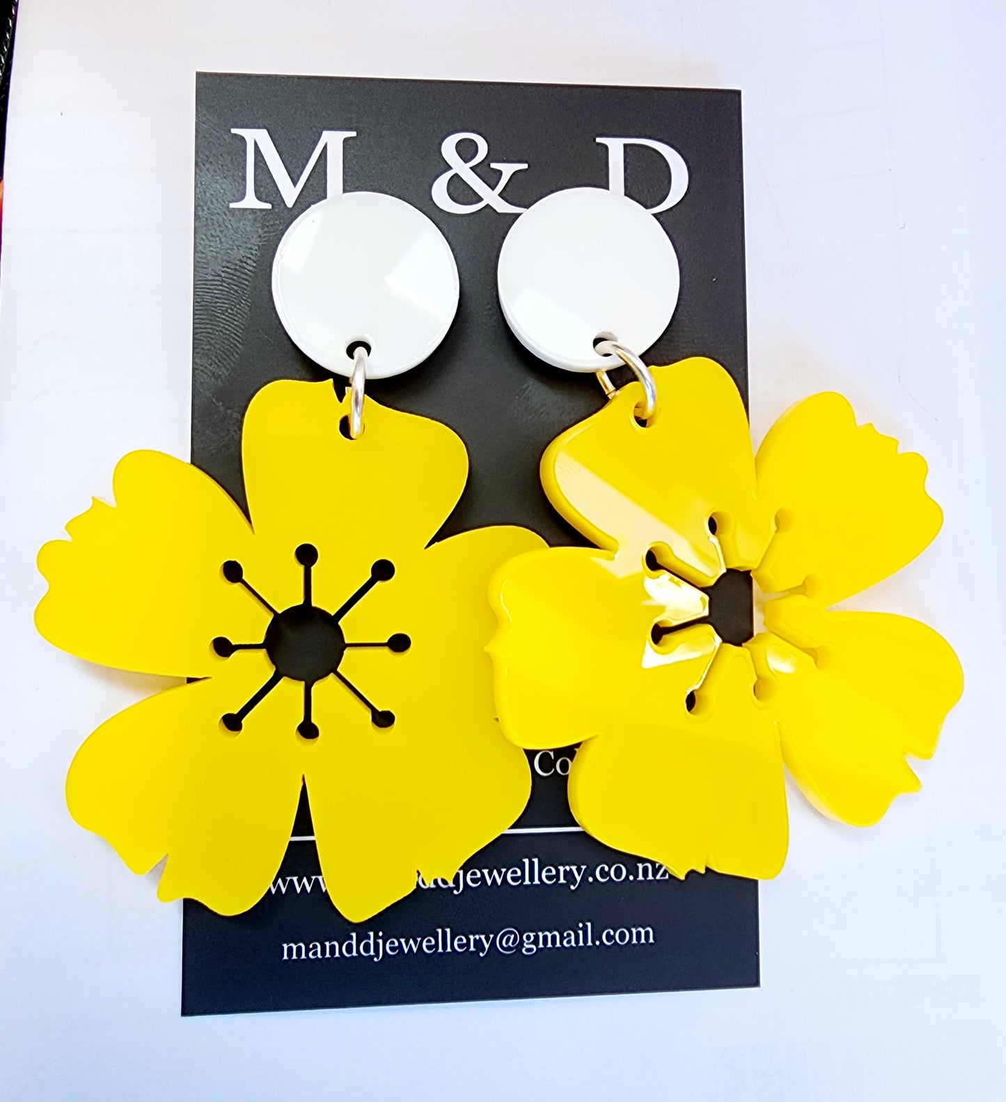 Blossom Stud Dangle Earrings