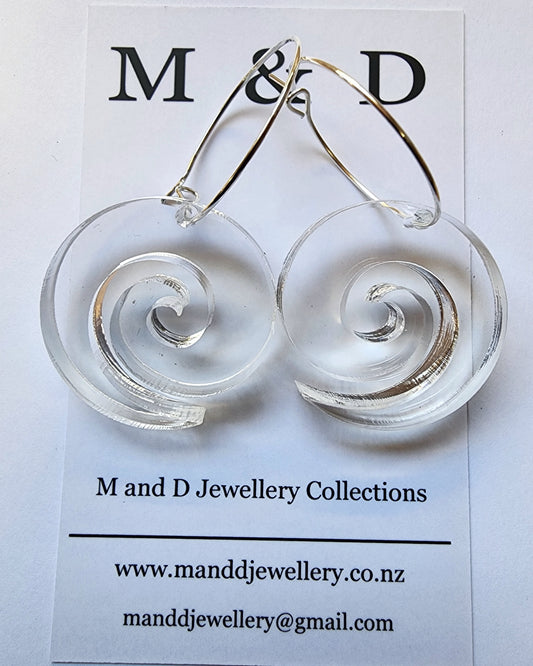 Hooped Koru Earrings