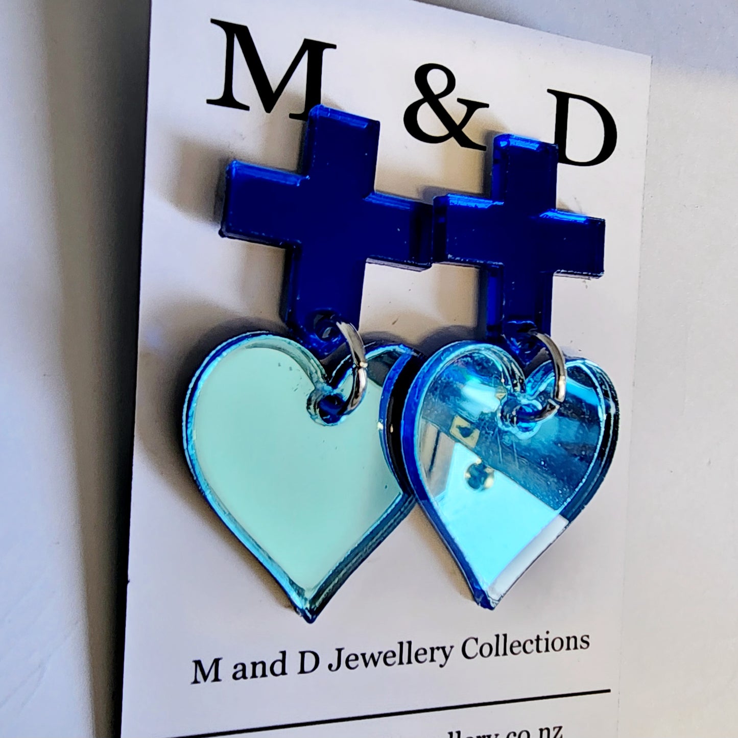 Royal Heart Little Dangle Earrings