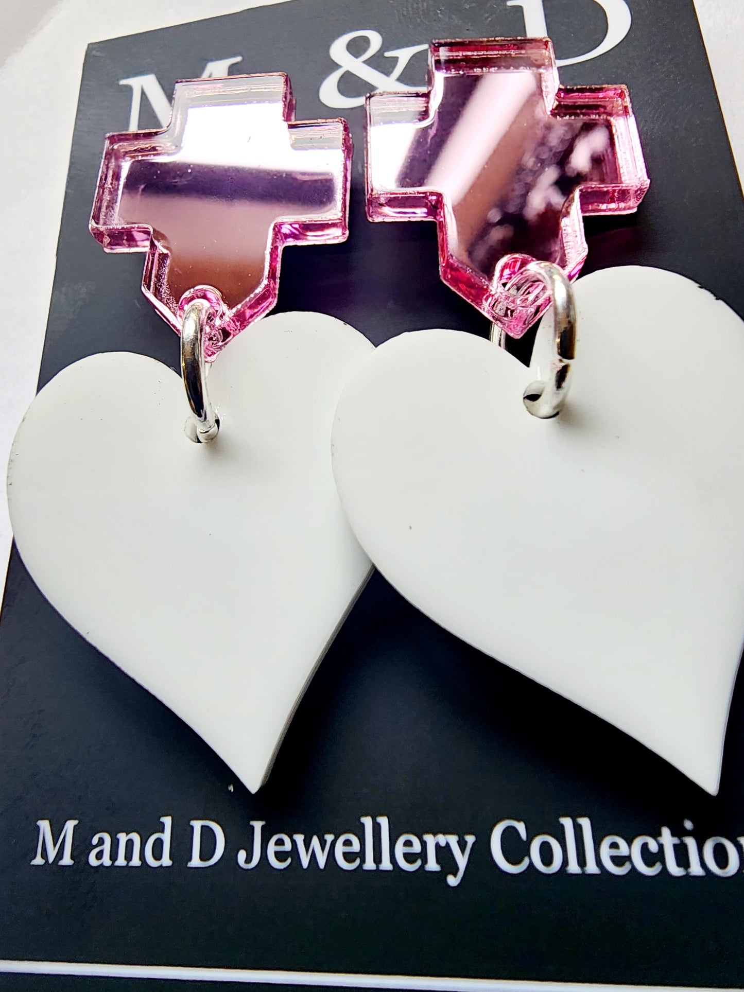 Royal Heart Little Dangle Earrings