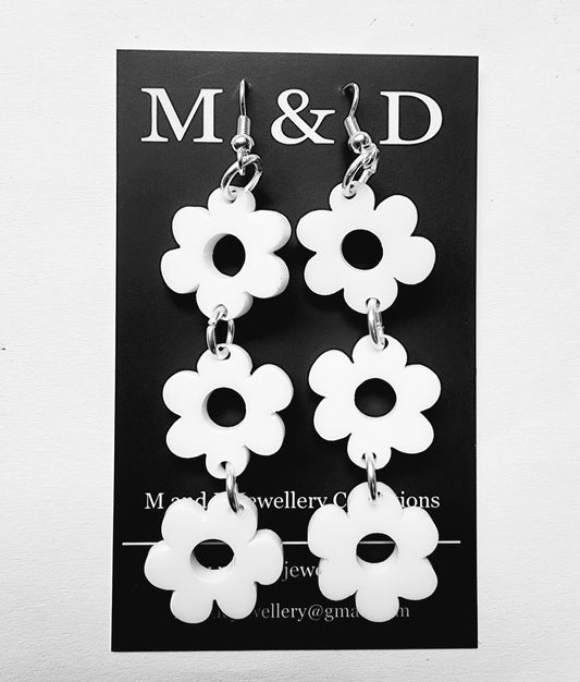 Flora Daisy Chain Dangle Earrings