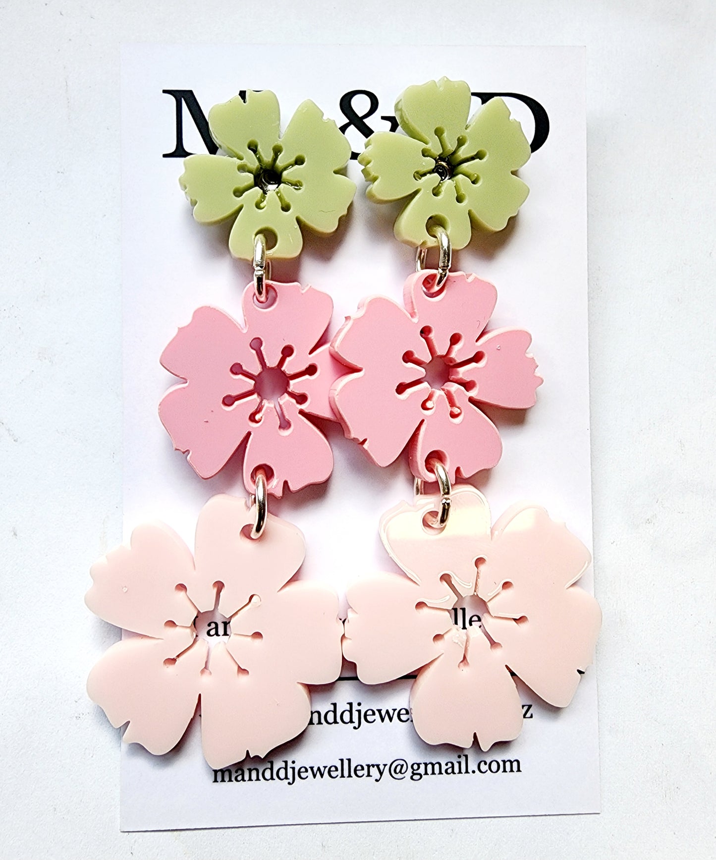 Blossom Trail Medium Stud Dangles