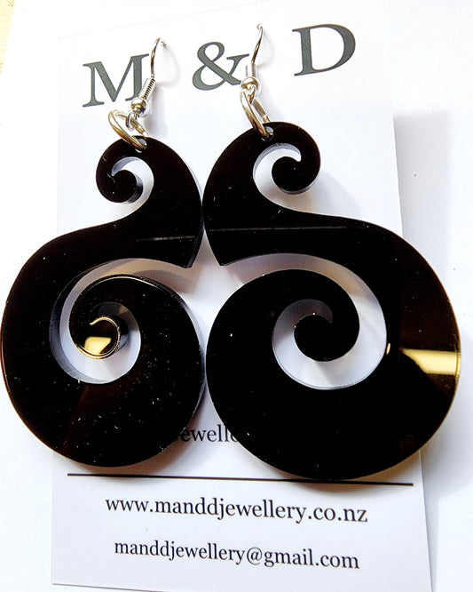 Koru Hook Dangle Earrings