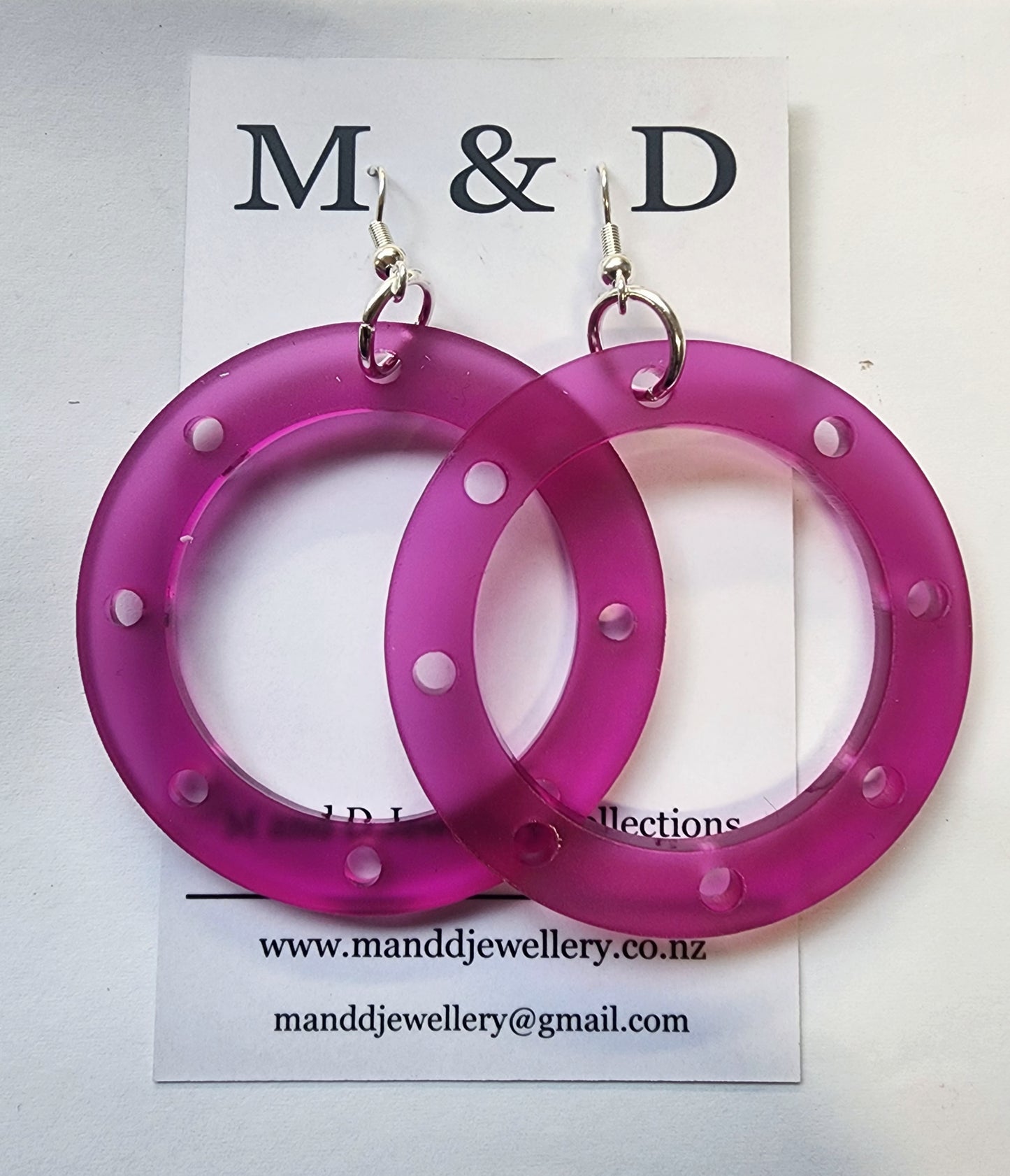 Circle Ring Dangles Earrings