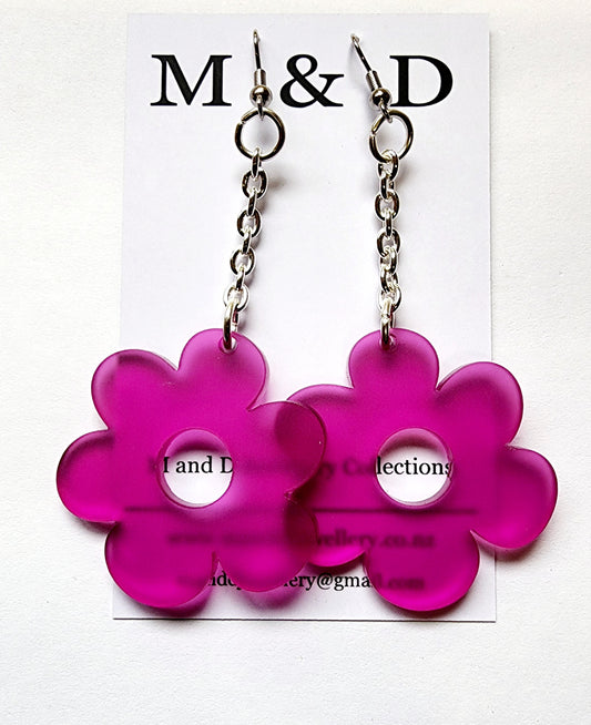 Chained Flora Earrings