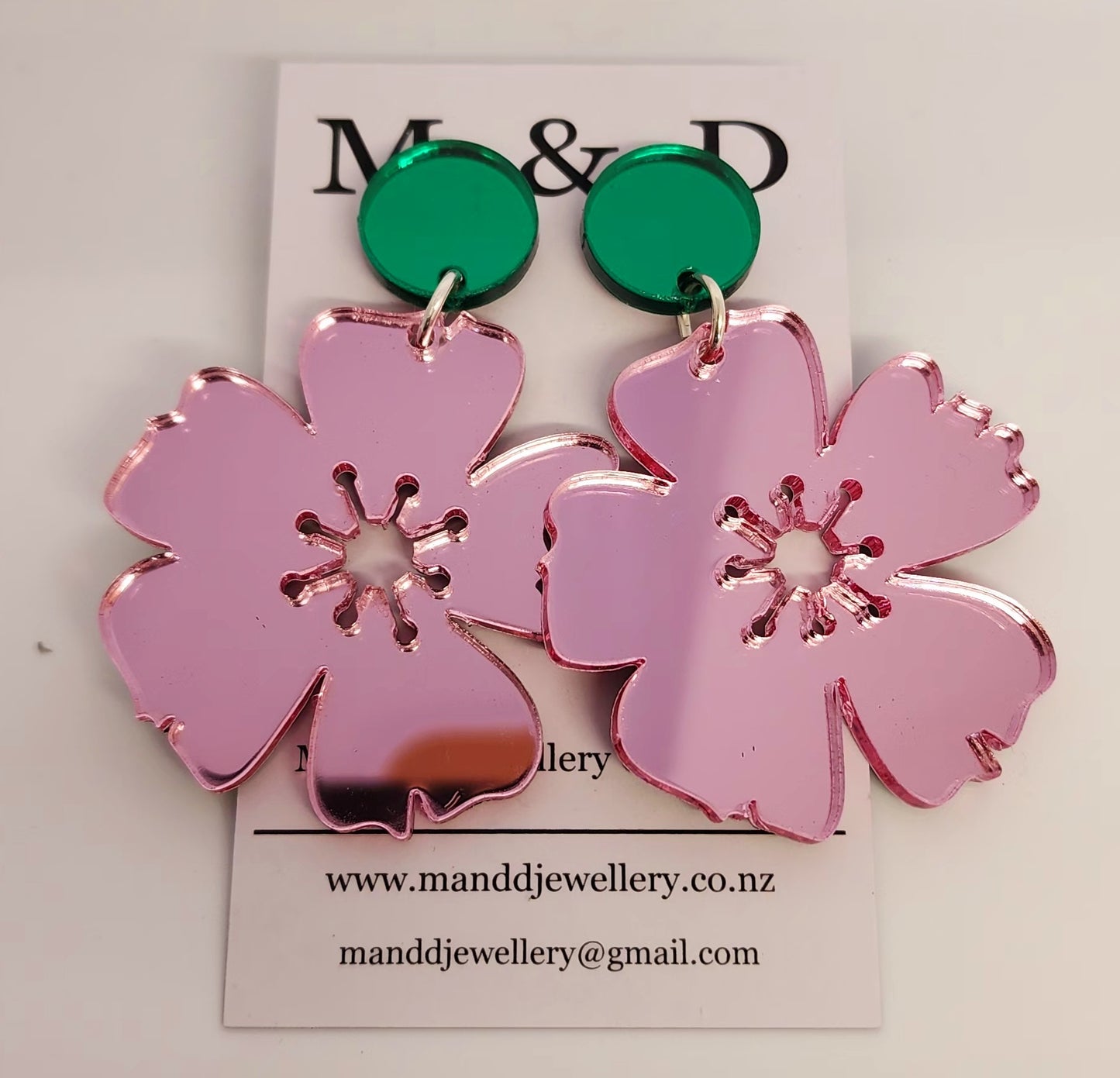 Blossom Stud Dangles Mirror