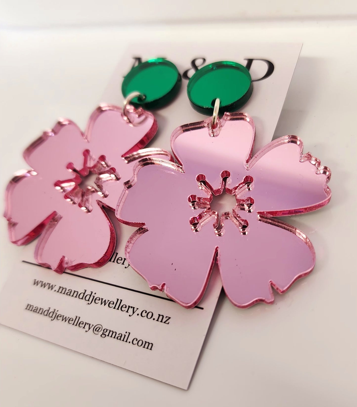 Blossom Stud Dangles Mirror