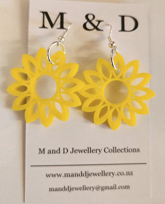 Sunflower Dangles Earrings