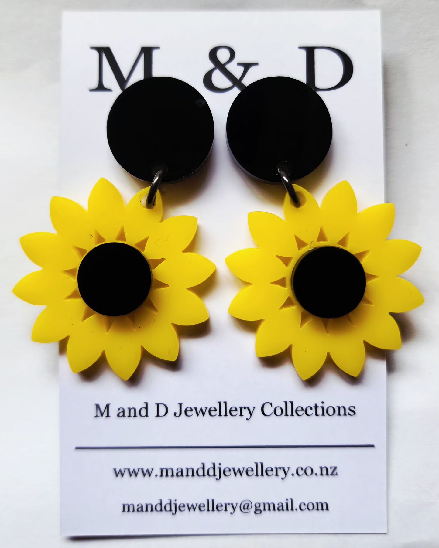 Sunflower Solid little Stud Dangles Earrings