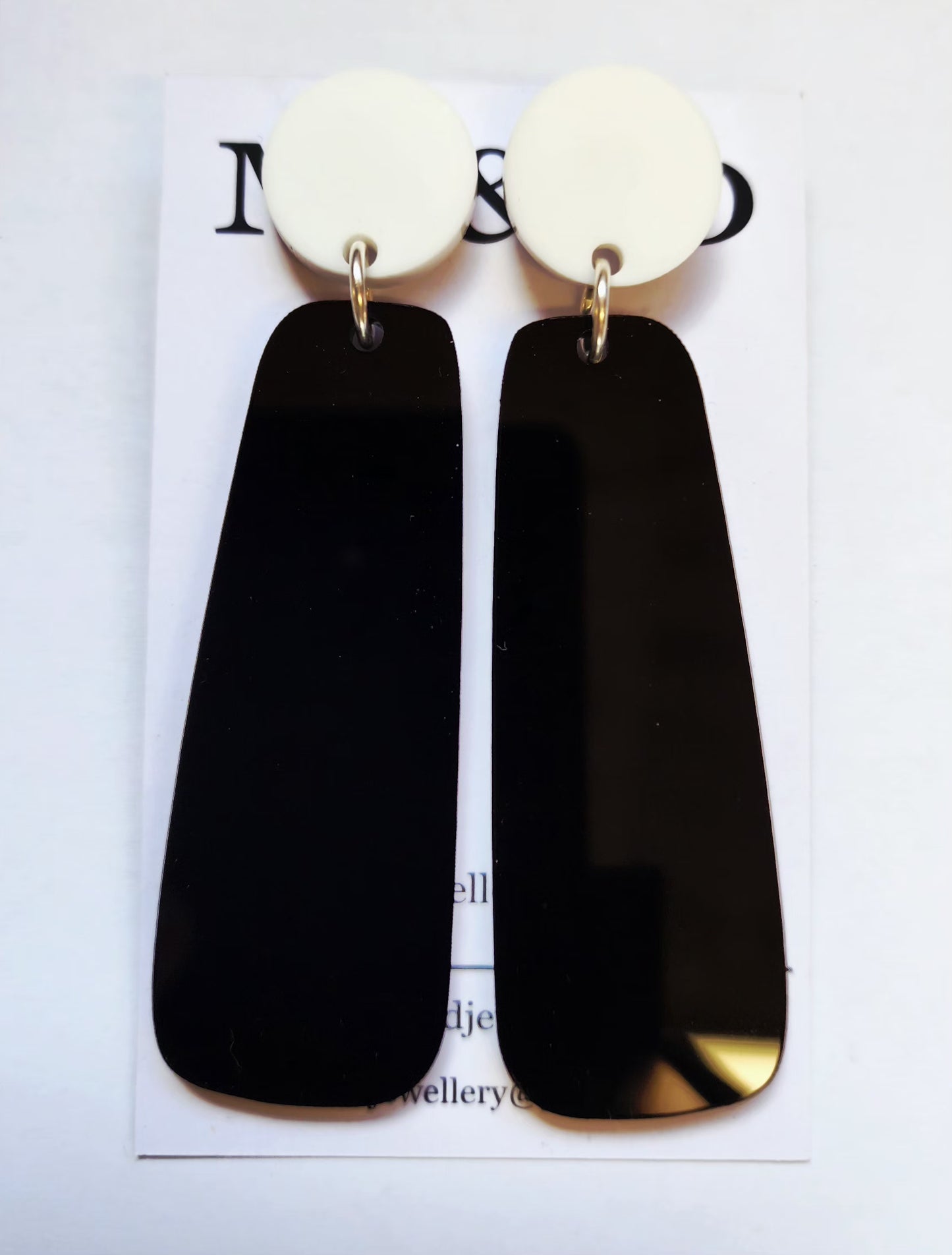 Long Paddle Stud Dangles