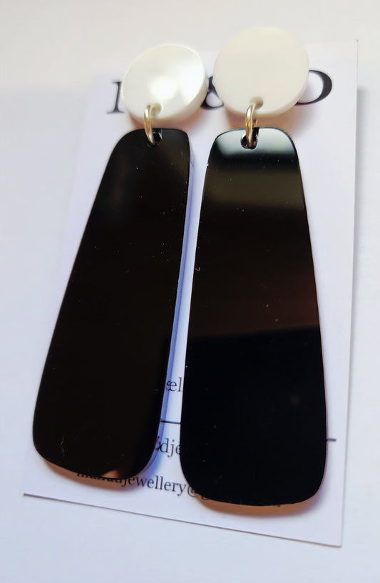 Long Paddle Stud Dangles