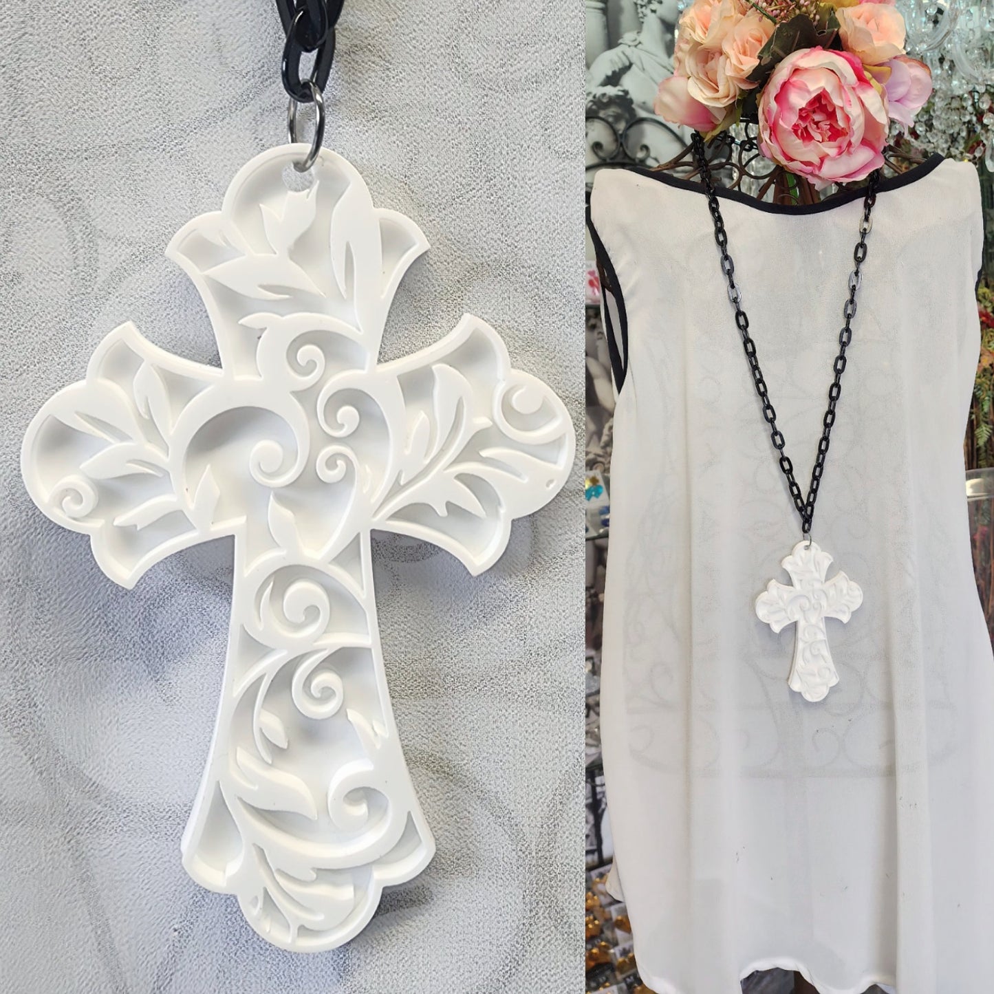 Filagree Layered Cross on Chain