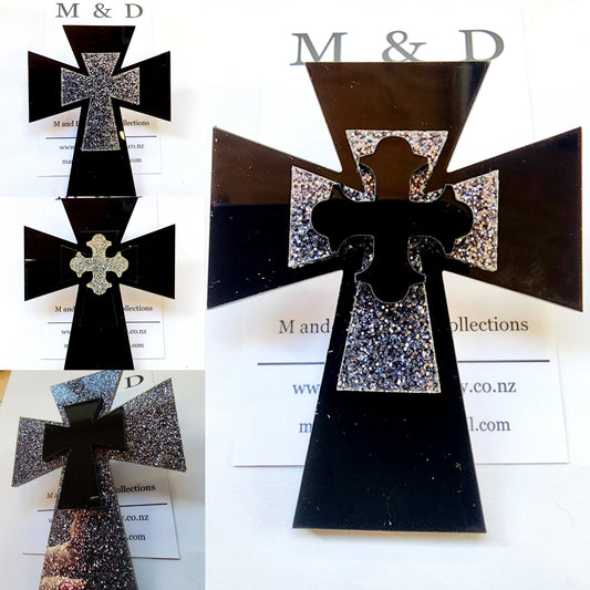 Brooch Angel Cross Style 4