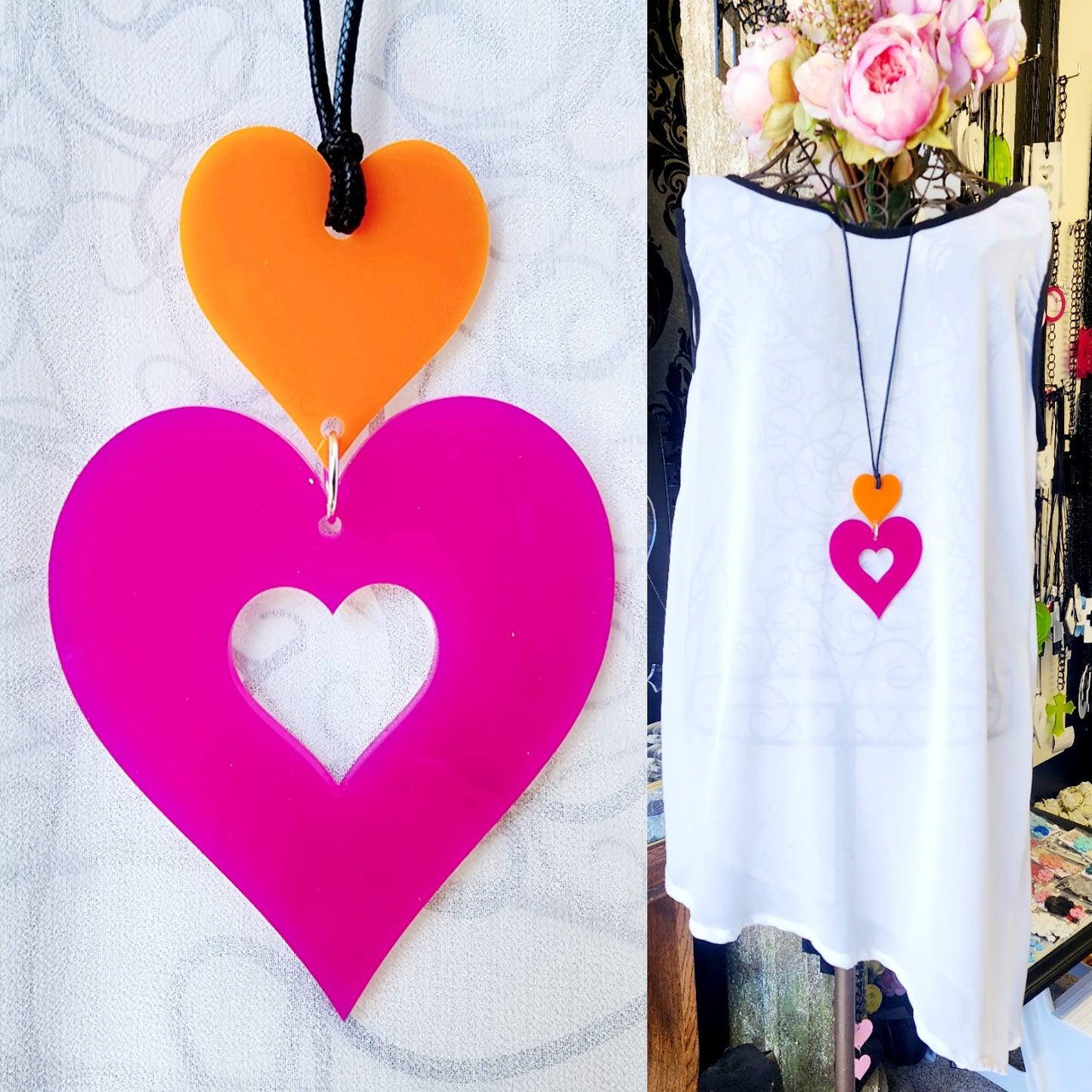 Hearty Heart Statement Necklace