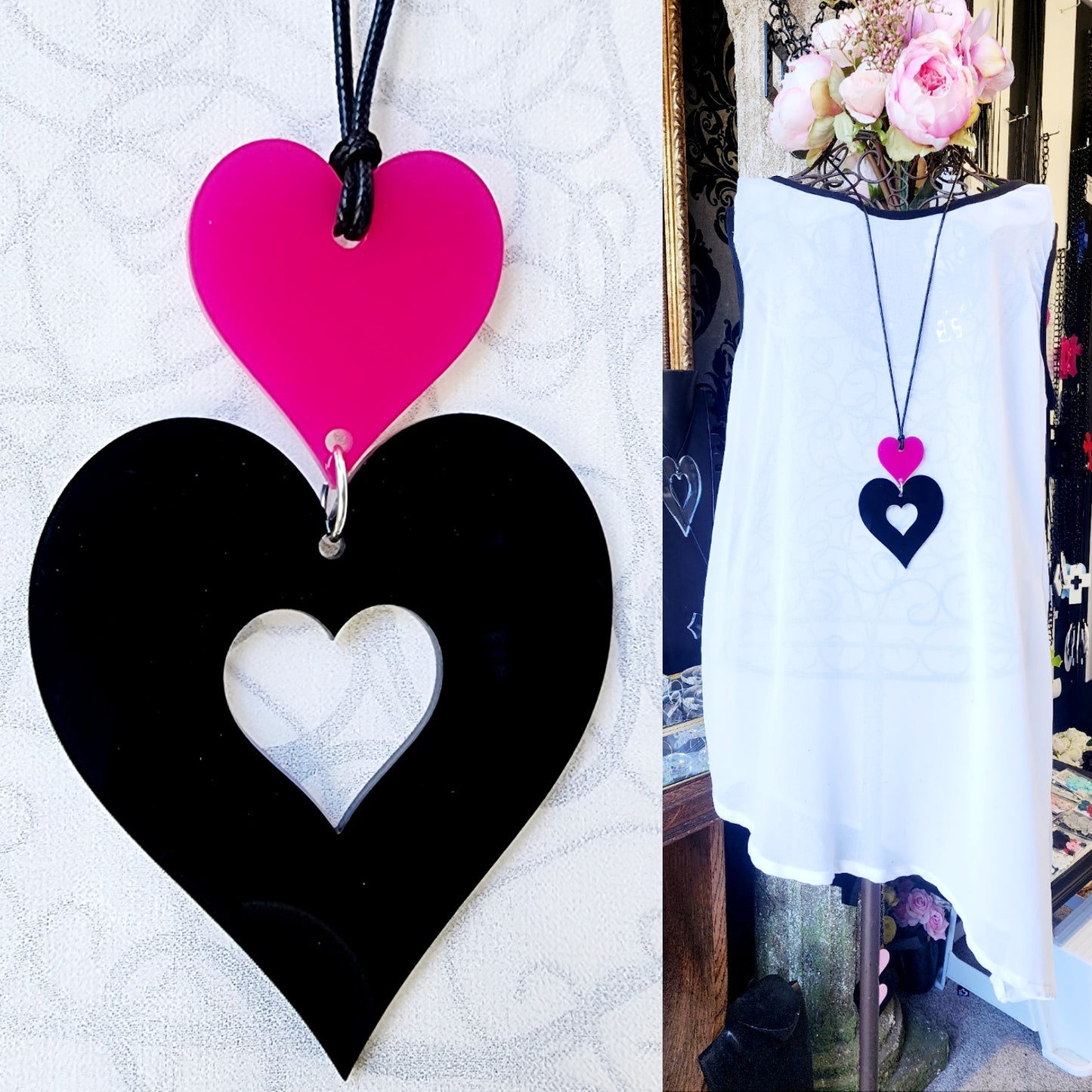 Hearty Heart Statement Necklace