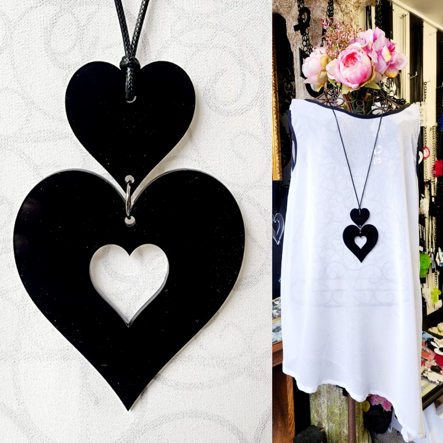 Hearty Heart Statement Necklace