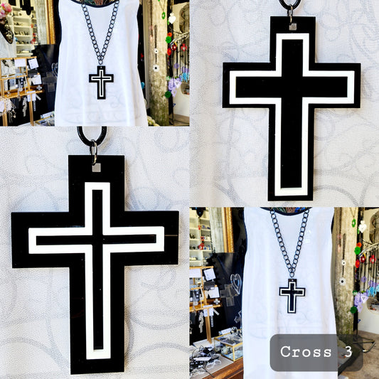 Cross Layers on Chain Necklace Reversible