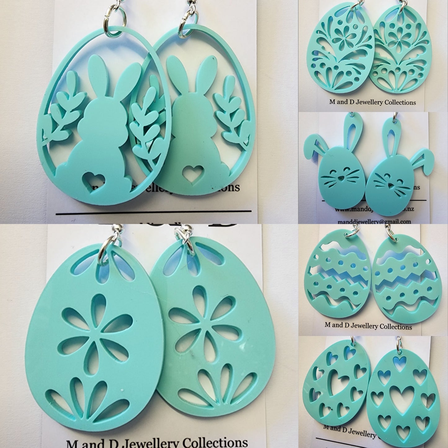 Easter Aqua Earrings