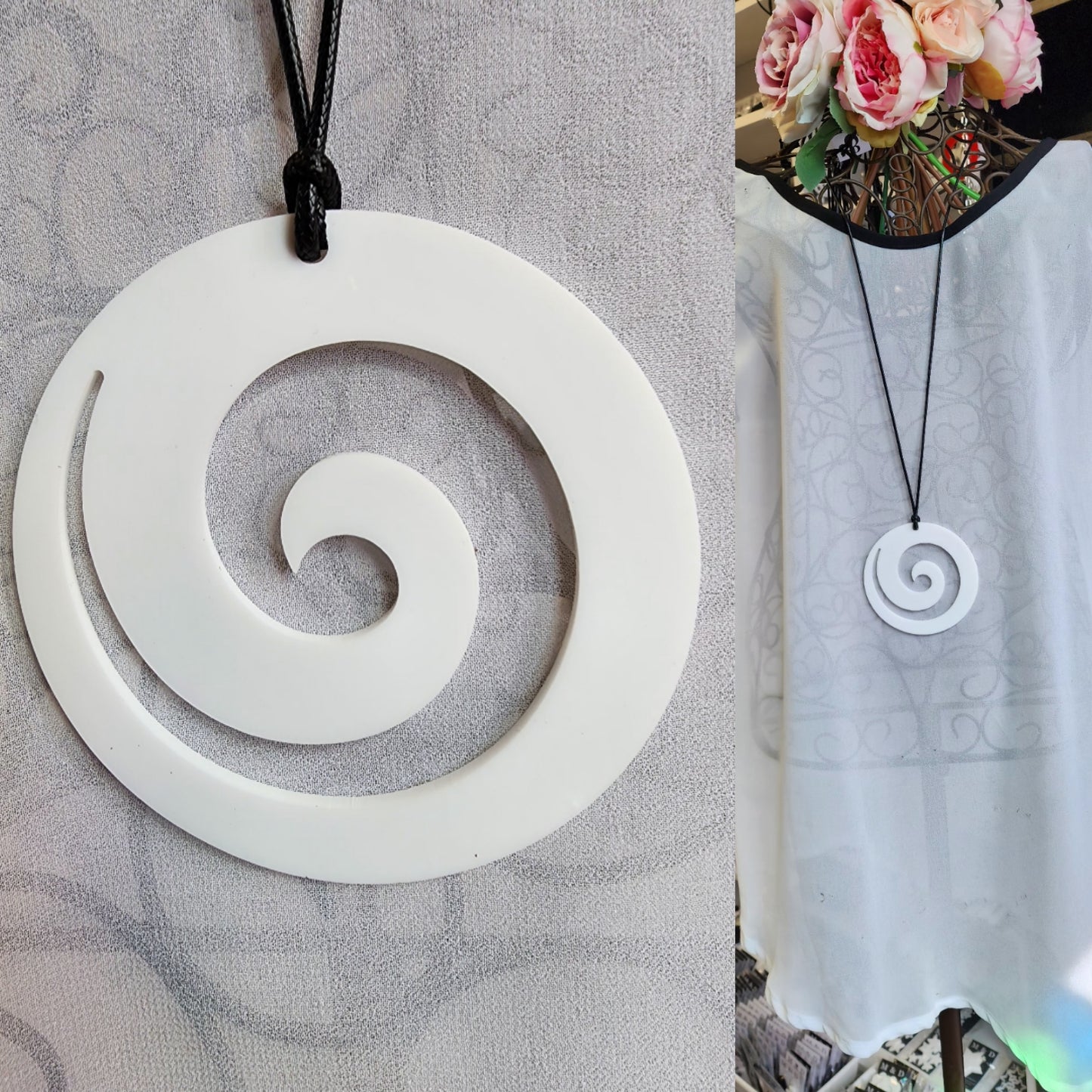 Koru Circle Statement Necklace