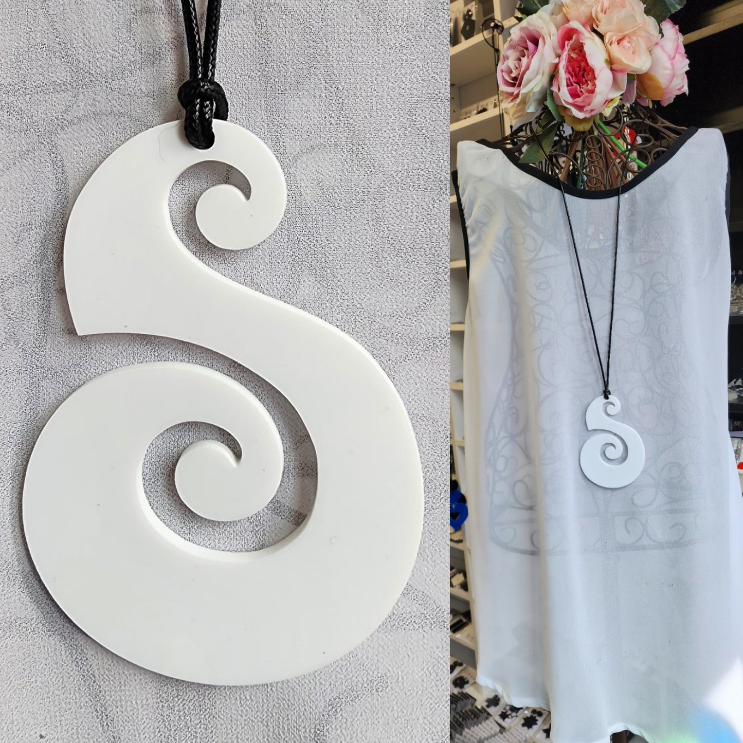 Koru Hook Statement Necklace