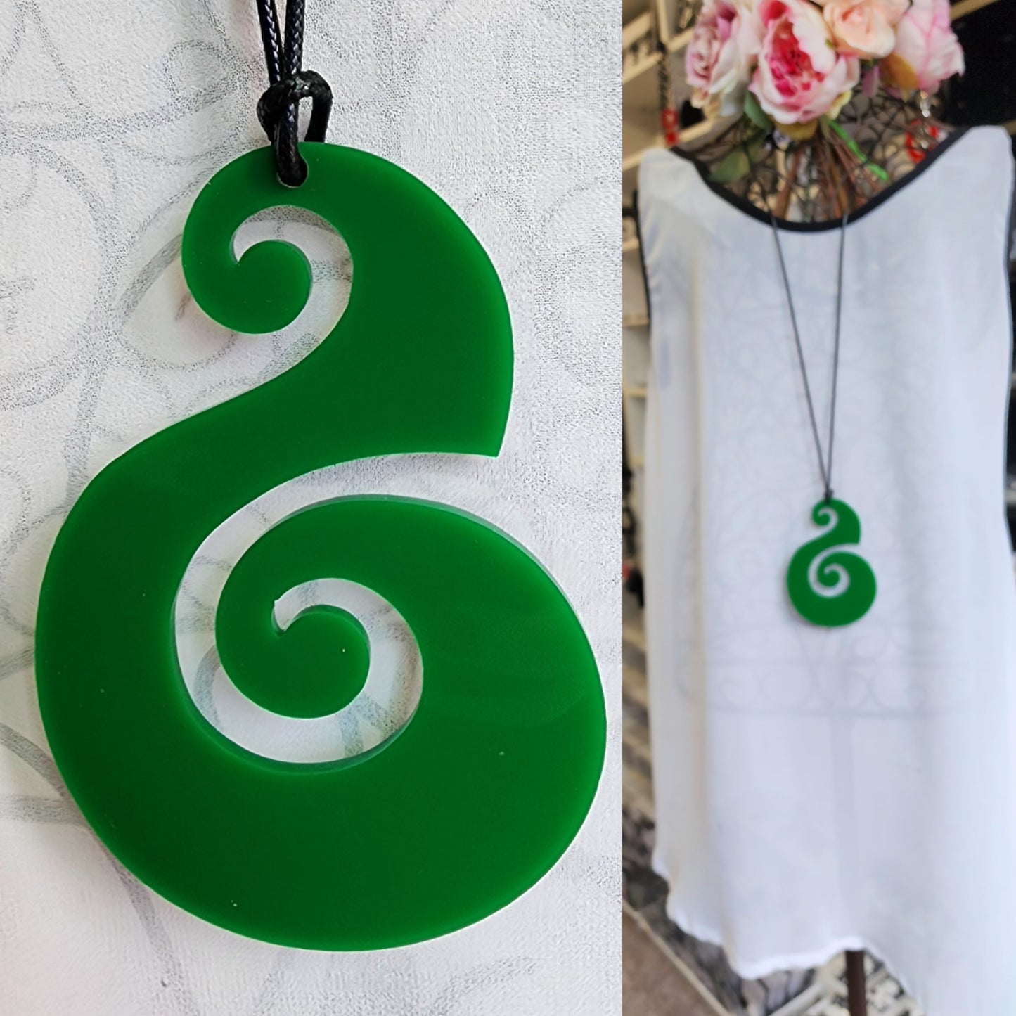 Koru Hook Statement Necklace