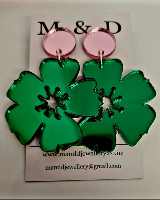 Blossom Stud Dangles Mirror