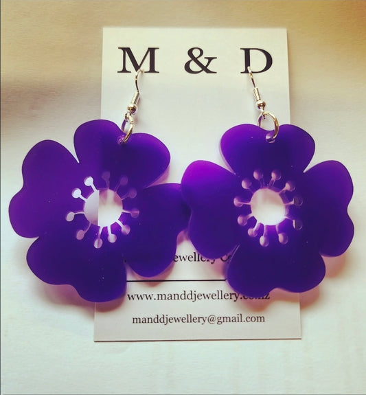 ANZAC Poppy Too Dangles earrings