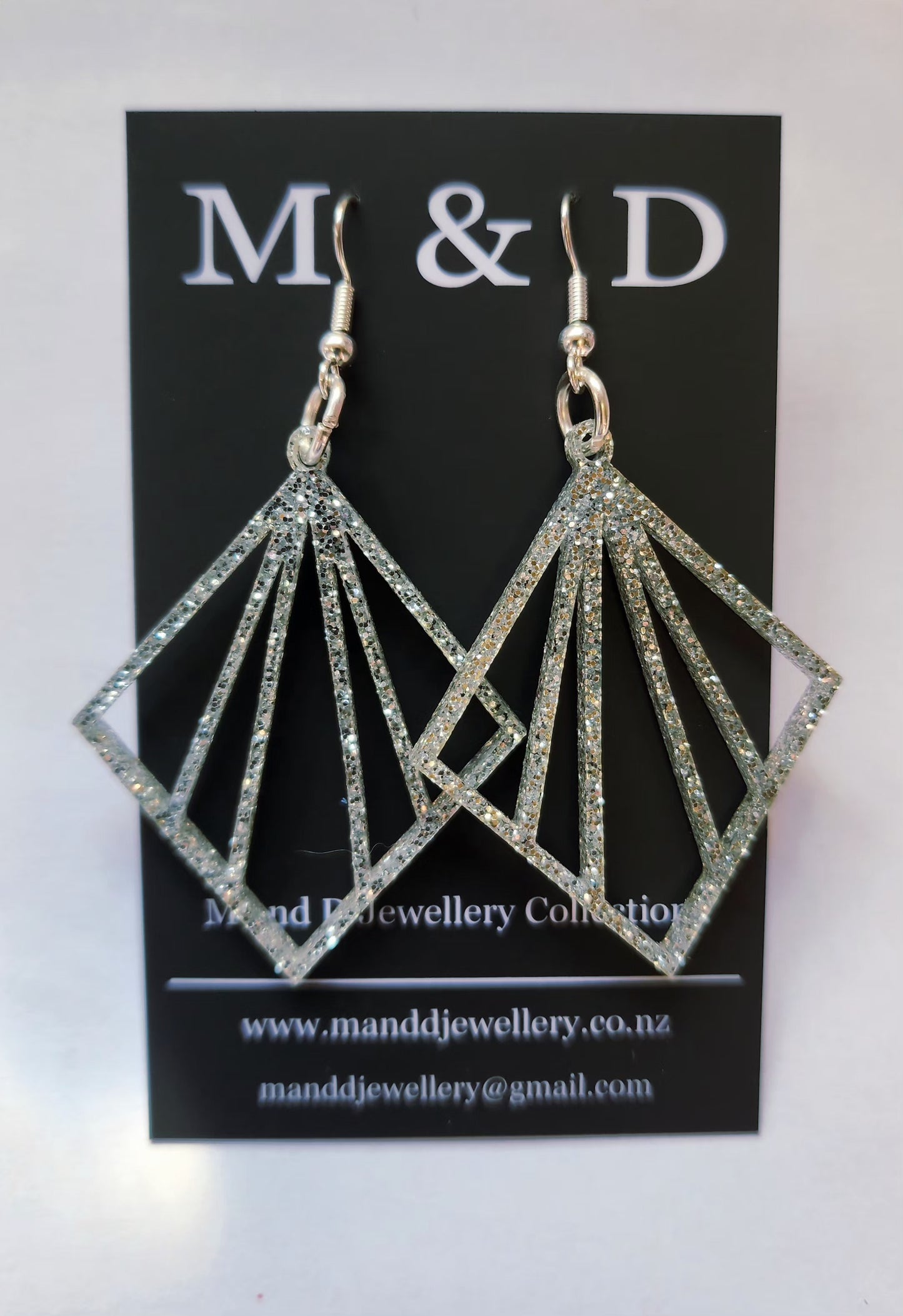 Deco Diamond Cube Dangles