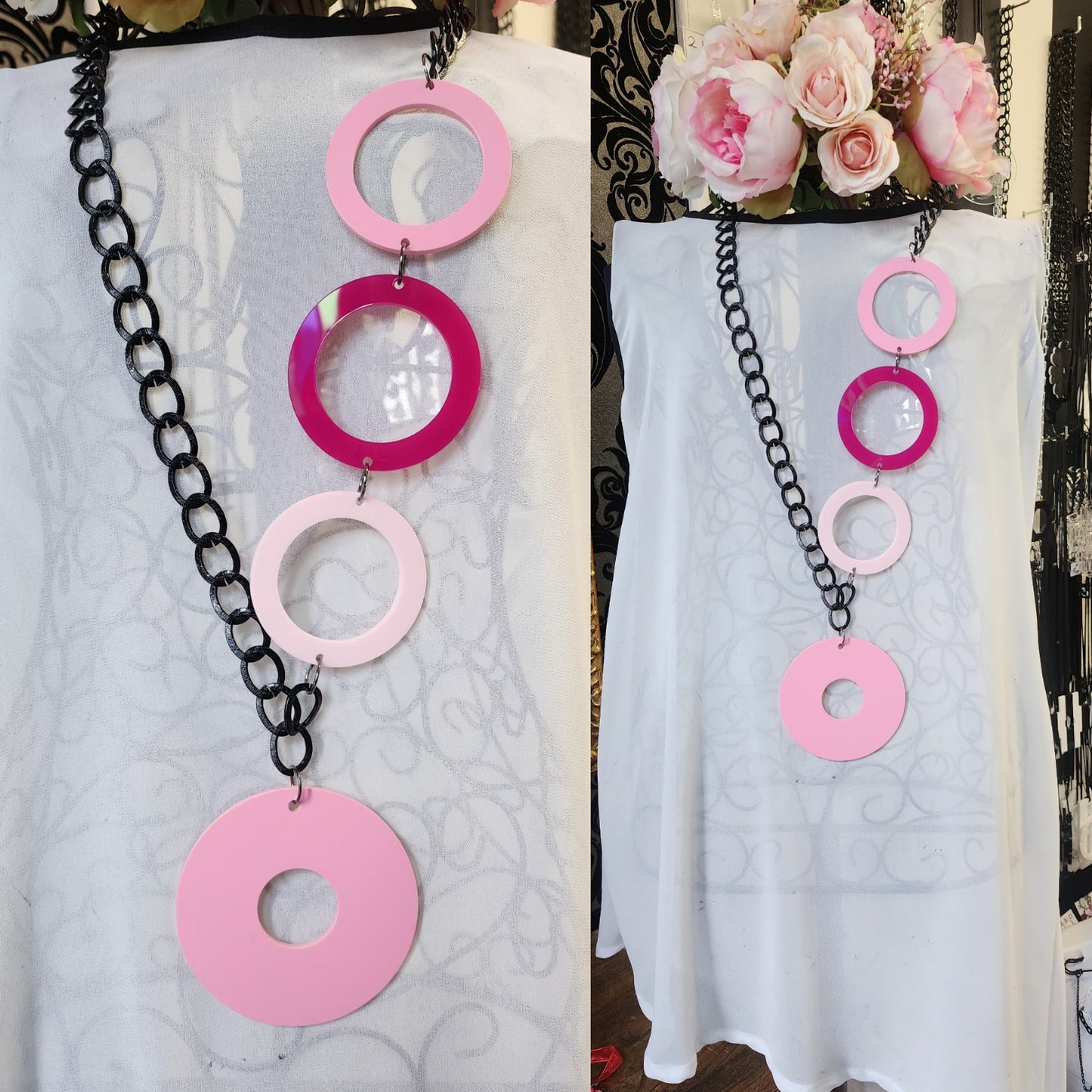 Lariat Circle Necklace