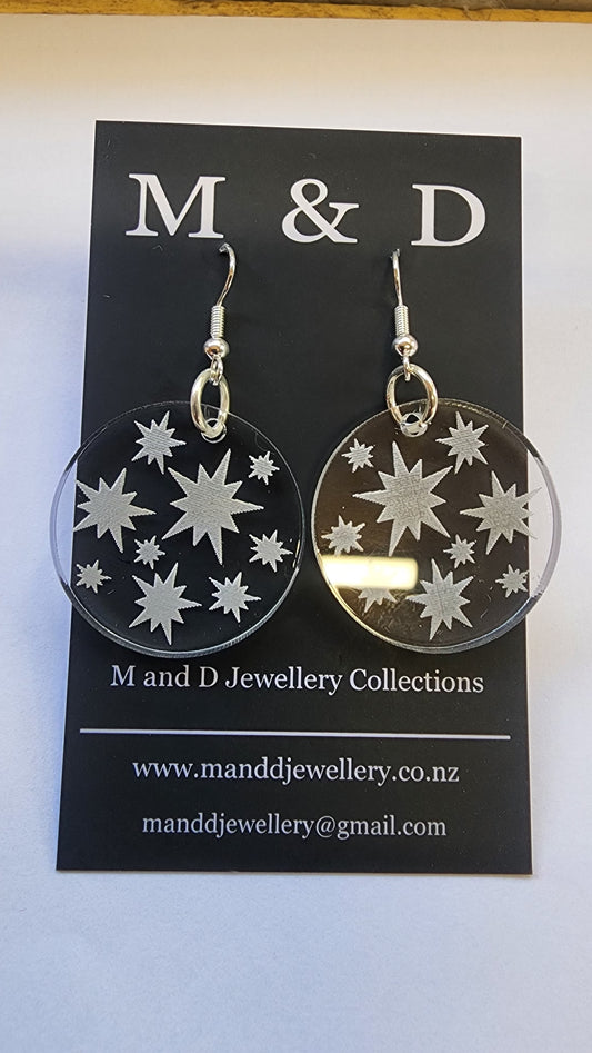 Starry Night Discs Stud Dangles