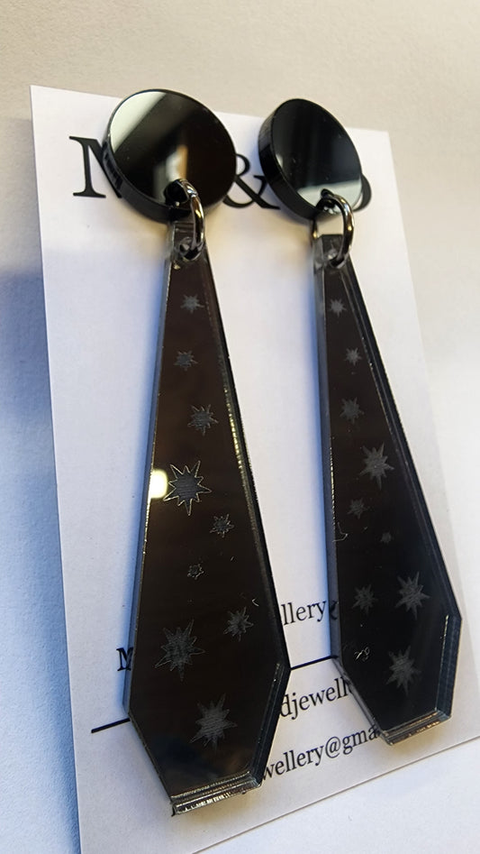Starry Hex Stud Dangles