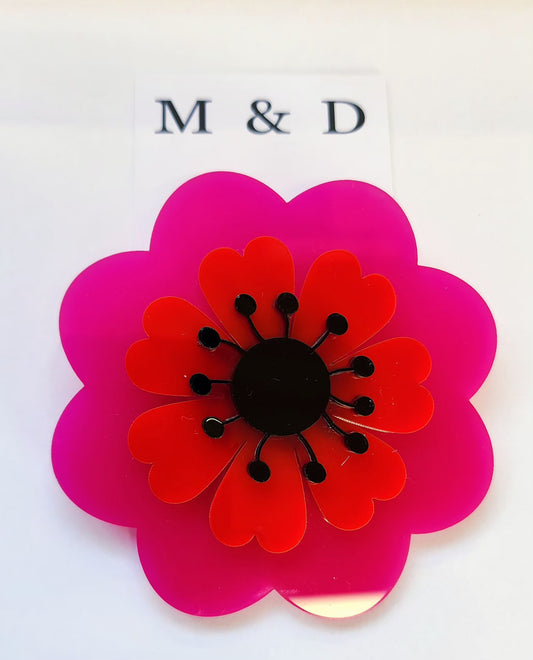 Corsage Brooch Flower Power Frida