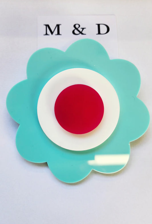 Corsage Brooch Flower Power Maree