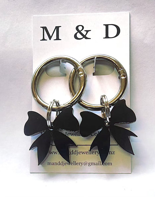 Bow Boot bling, Key ring