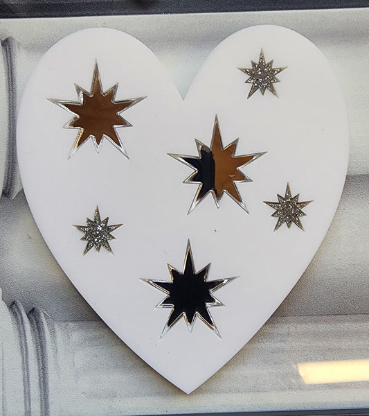 Wall Heart with Stars