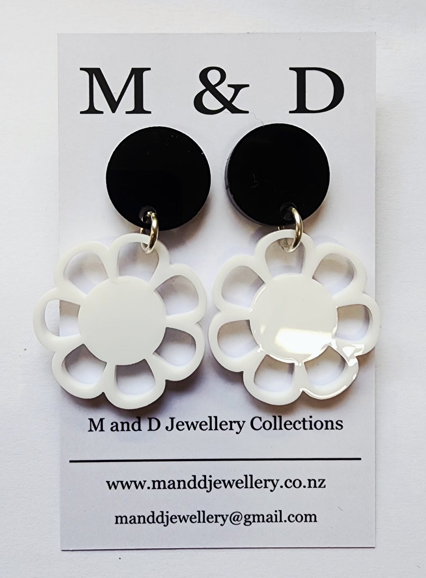 Daisy Loop Earrings Little Dangles