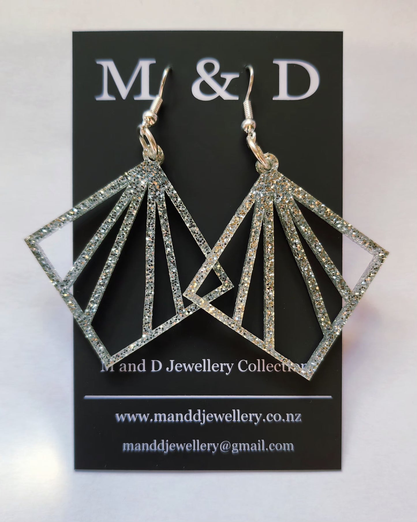 Deco Diamond Cube Dangles