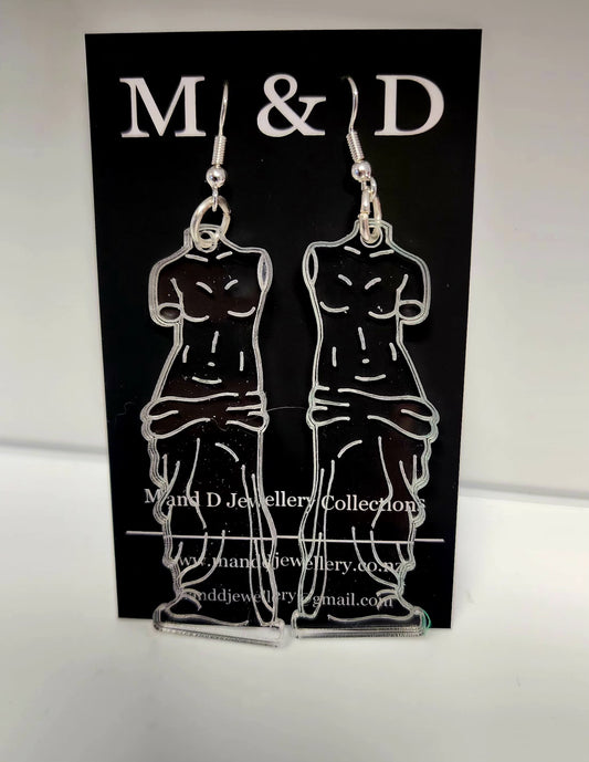 Grecian Goddess Dangle Earrings