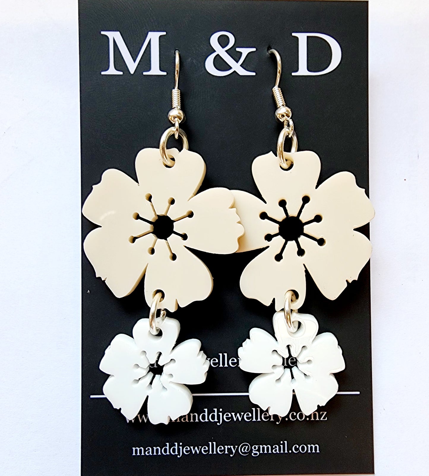 Blossom Double Dangles Earrings