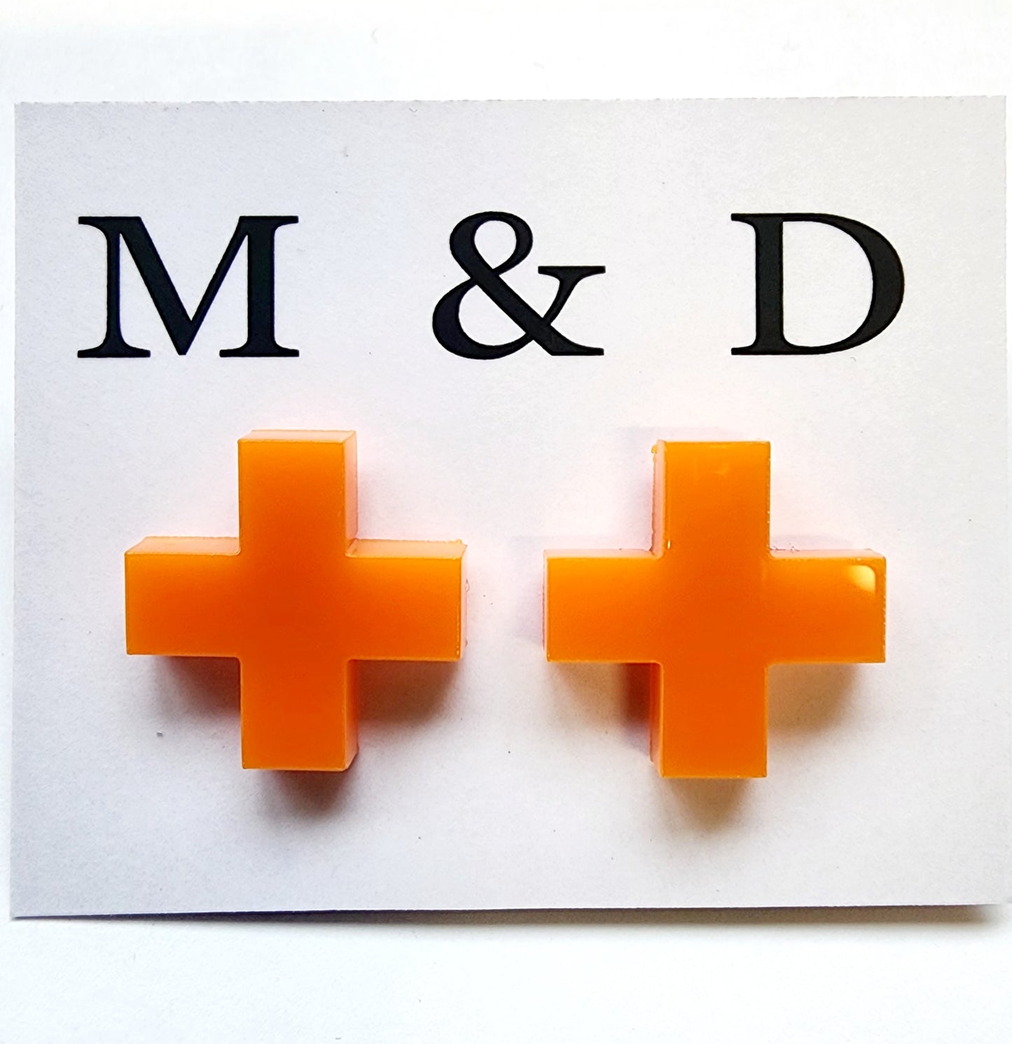 Plus Cross Statement Studs