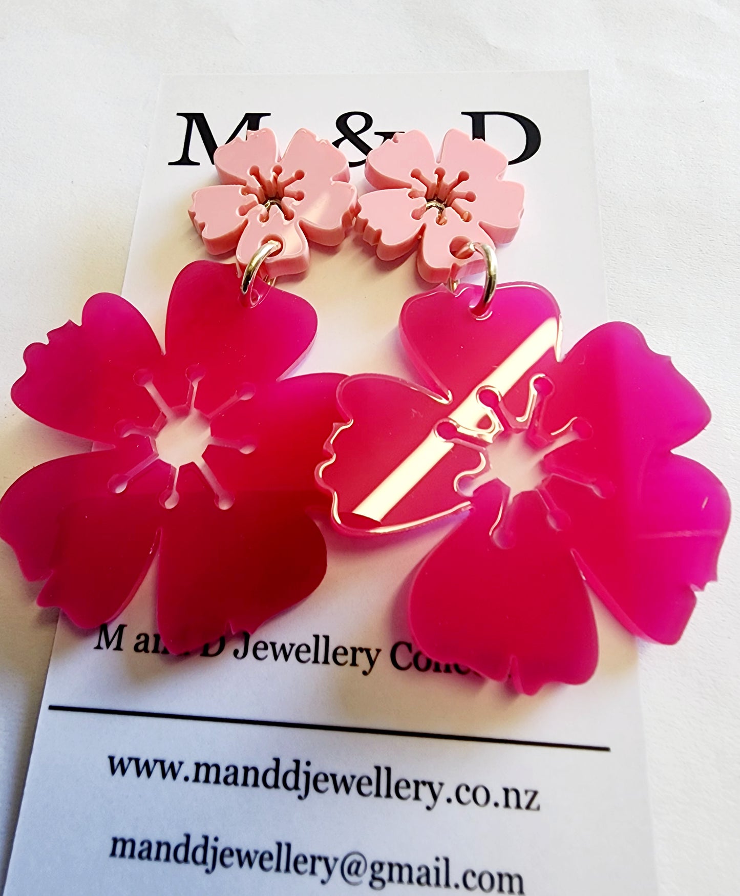 Blossom Stud Dangle Earrings