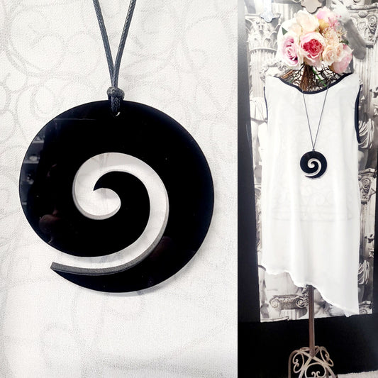 Koru 6mm thickness Statement Necklace