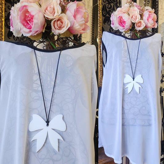 Bow Beautiful Statement Necklace