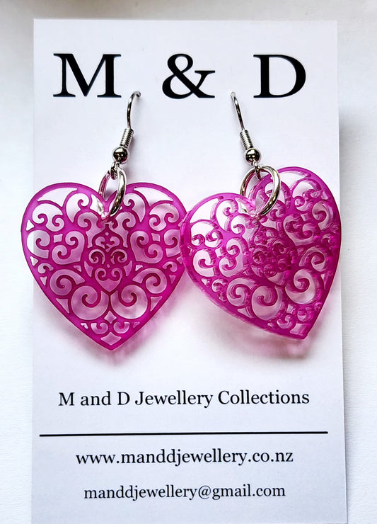 Filigree Heart Little Dangles