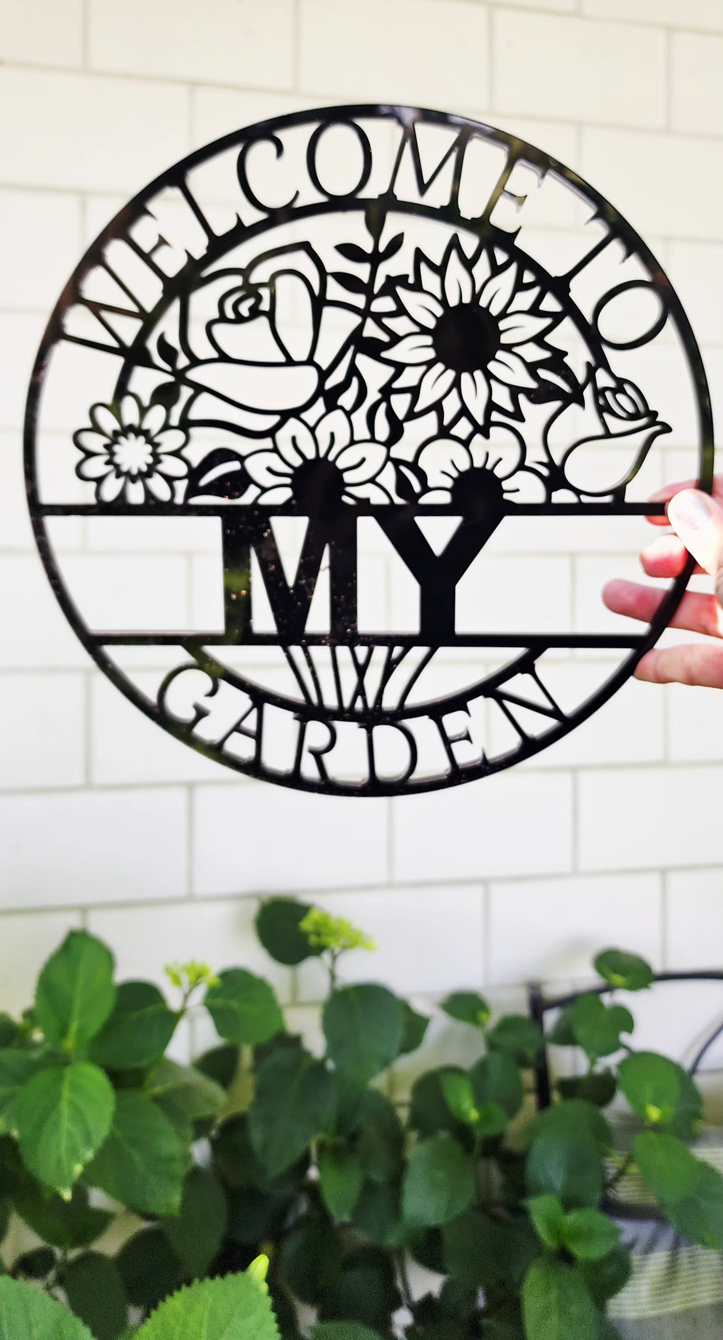 Welcome To the Garden Plaque 💐